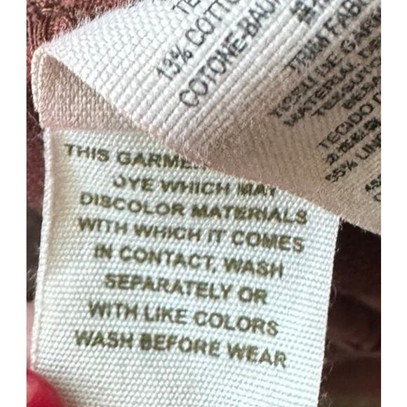 FREE PEOPLE Dwell On Dreams High Waisted Pleated Wide Leg Pants Size 6 - Picture 9 of 9